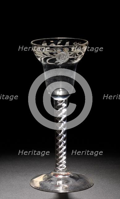 Wine Glass, 1750-1799. Creator: Unknown.