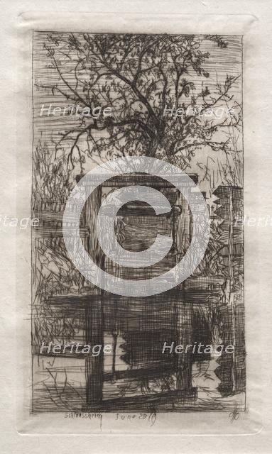The Lock, Schleissheim, 1879. Creator: Otto H. Bacher (American, 1856-1909).