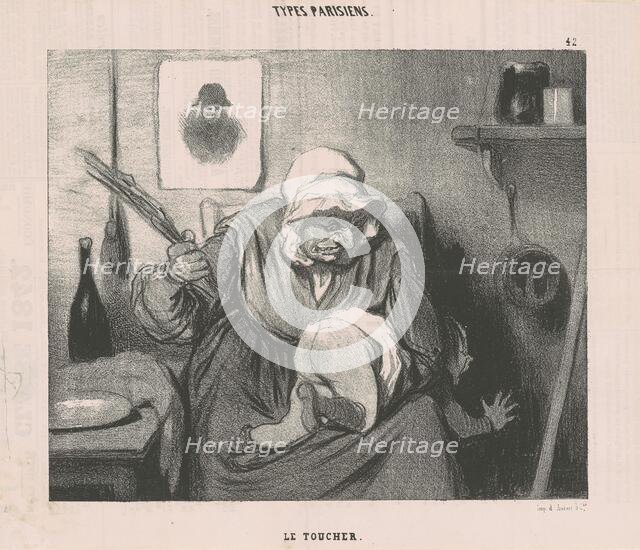 Le Toucher, 19th century. Creator: Honore Daumier.