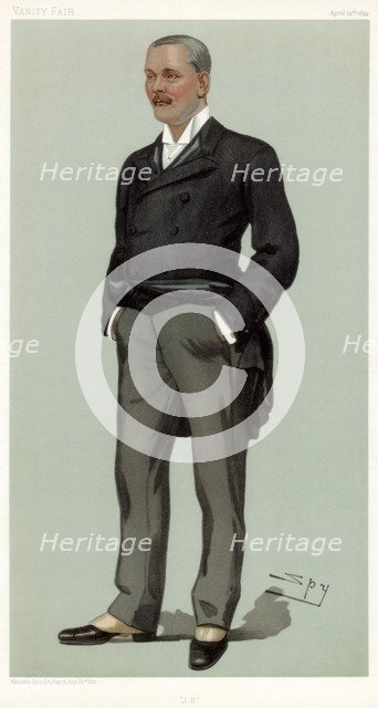 'JB', John Balfour, 1st Baron Kinross, Scottish lawyer and politician, 1899. Artist: Spy