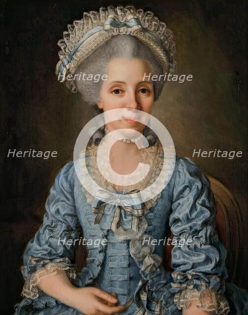 Young lady in Swedish costume, 1779. Creator: Ulrika Fredrika Pasch.