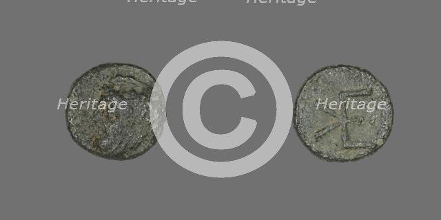 Coin Depicting Head of a Male, 400-310 BCE. Creator: Unknown.