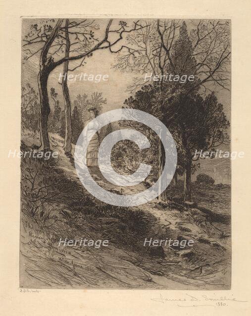 The Way to the River, 1880. Creator: James David Smillie.