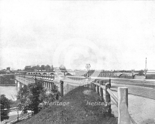 Girard Avenue Bridge, Philadelphia, USA, c1900.  Creator: Unknown.
