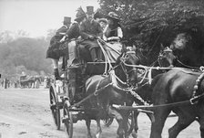 Lord Leconfield and Coach, between c1910 and c1915. Creator: Bain News Service.