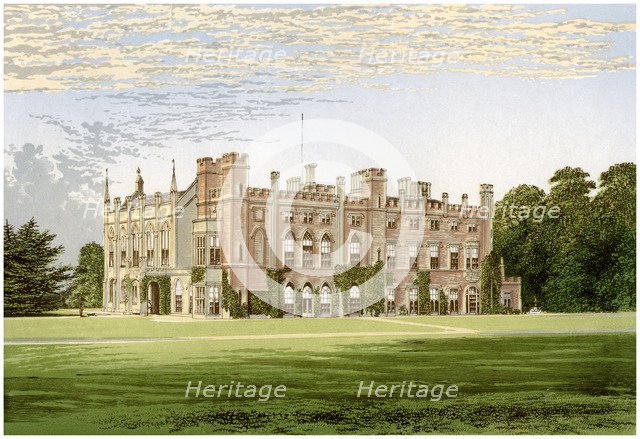 Cassiobury Park, Hertfordshire, home of the Earl of Essex, c1880. Artist: Unknown