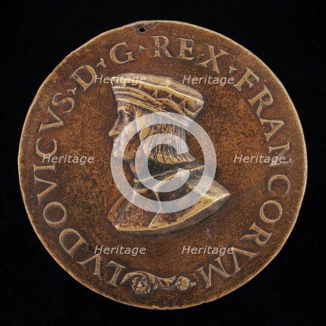 Louis XII, 1462-1515, King of France 1498 [obverse], 1513. Creator: Unknown.