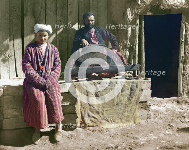 Kebab restaurant, Samarkand, between 1905 and 1915. Creator: Sergey Mikhaylovich Prokudin-Gorsky.