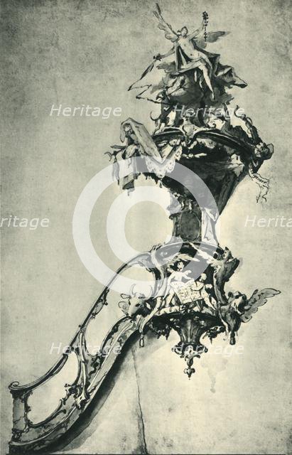 Design for a pulpit, mid-late 18th century, (1943).  Creator: Ignatz Günther.