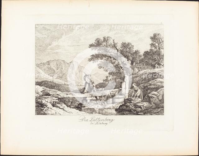 Der Lattenberg bei Salzburg (The Lattenberg near Salzburg), 1830. Creator: Ludwig Richter.