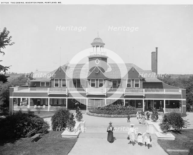 Casino, Riverton Park, Portland, Me., between 1900 and 1906. Creator: Unknown.