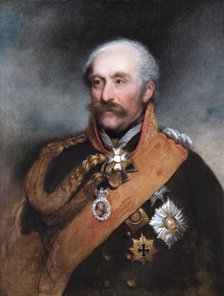 Portrait of Field Marshal Blücher, Prussian soldier, c1818. Artist: George Dawe.