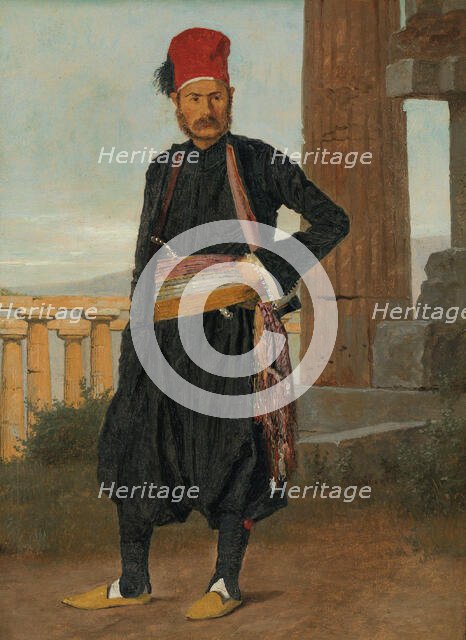 Portrait of the Artist's Brother-in-law, Medal Engraver F.C. Krohn, 1839. Creator: Christen Kobke.