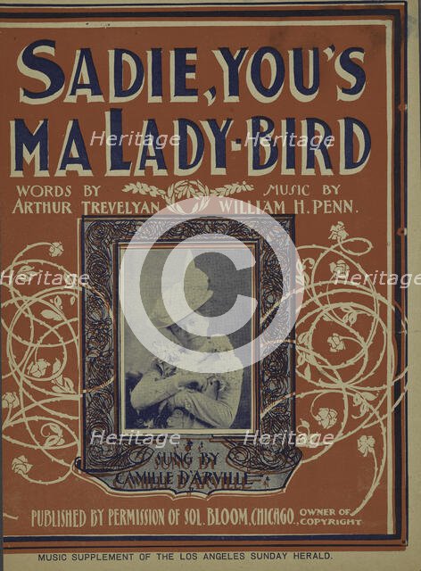 'Sadie, you's ma lady-bird', 1901. Creator: Unknown.