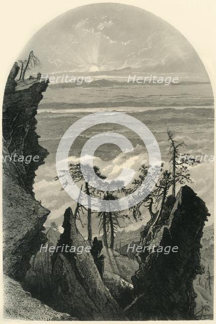 'The Catskills, Sunrise from South Mountain', 1874. Creator: Samuel Valentine Hunt.