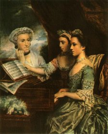 Mrs Paine and her Daughters, c1767, (1942). Creator: Sir Joshua Reynolds.