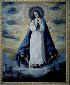 Immaculate Conception', oil on canvas by Zurbarán.
