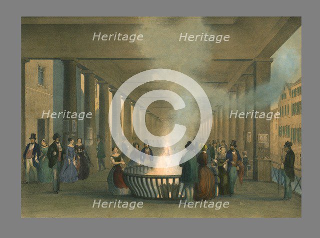 The Sprudel at Carlsbad, 19th century. Creator: Sandman.