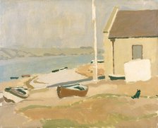 'Lifeboat House, Ferryside', 1923-1943. Artist: Edward Morland Lewis