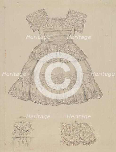 Child's Dress, 1935/1942. Creator: Lillian Causey.