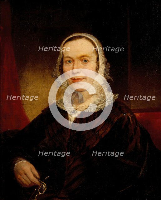 Portrait of an Unknown Lady, late 1830s. Creator: Anon.