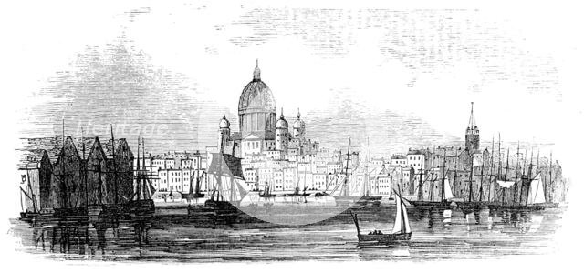 The Approach to St. Petersburg, 1856.  Creator: Unknown.