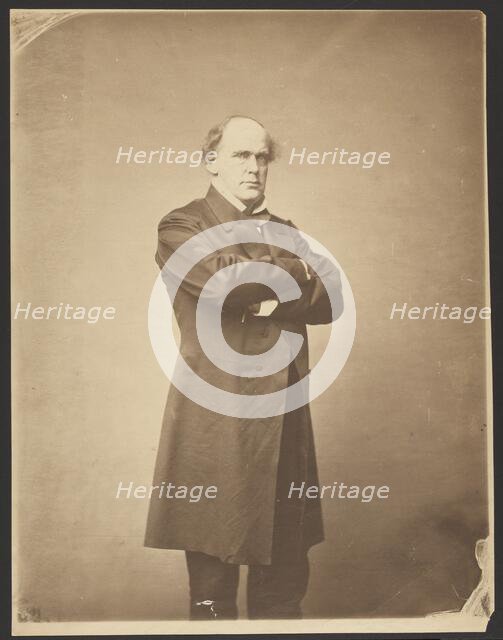 Portrait of Salmon P. Chase, 1862. Creator: Henry Ulke.