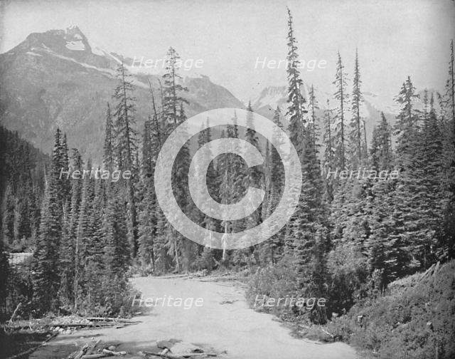 'Mounts Cheops and Hermit, Selkirk Range of the Rockies', c1897. Creator: Unknown.