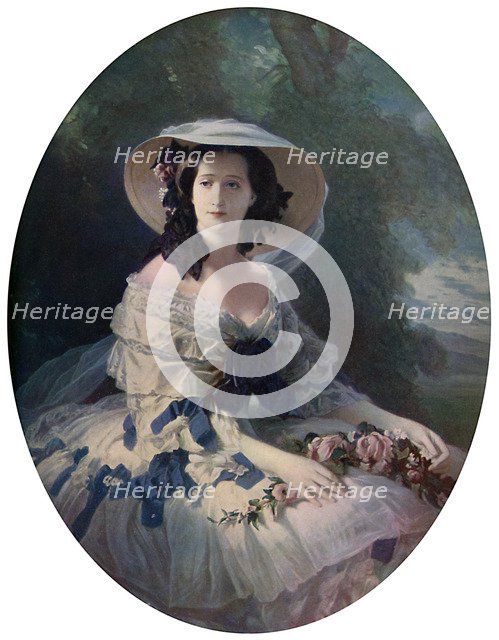 'The Empress Eugenie', 19th century, (c1920). Artist: Franz Xaver Winterhalter