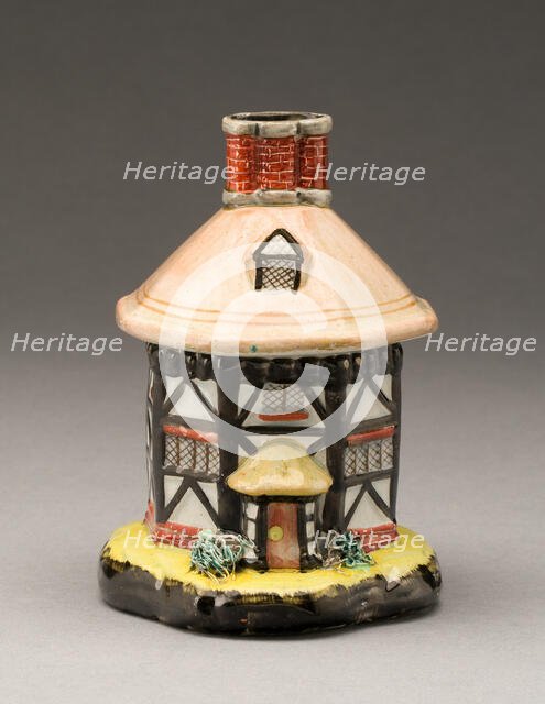 Incense Burner, Staffordshire, c. 1830. Creator: Staffordshire Potteries.