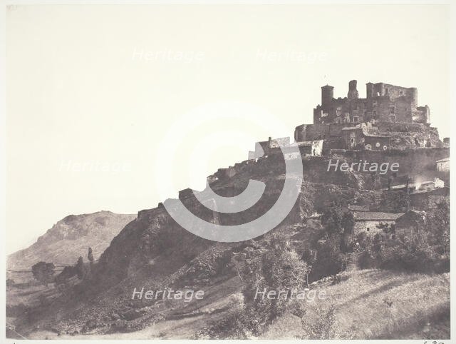 Chateau de Murol en Auvergne, 1852, printed 1978. Creator: Edouard Baldus.