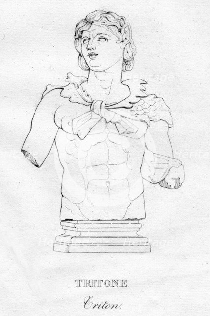 'Tritone (Triton)', c1850. Artist: Unknown.