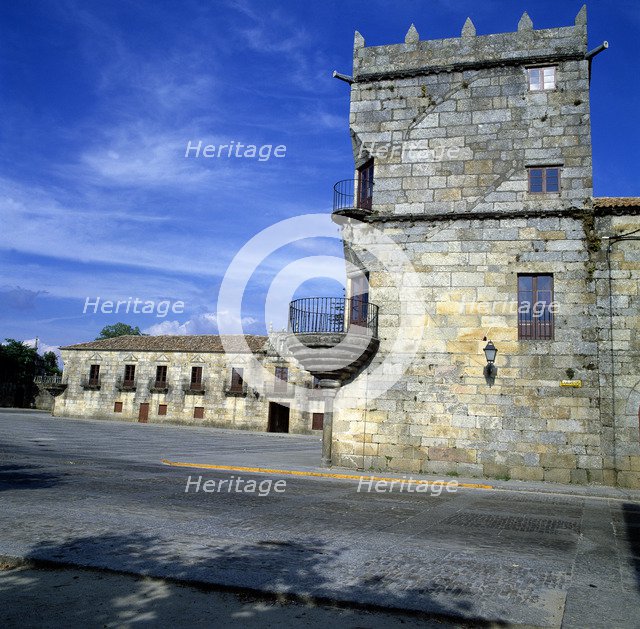 View of the buildings that make up the manor of Fefiñanes.