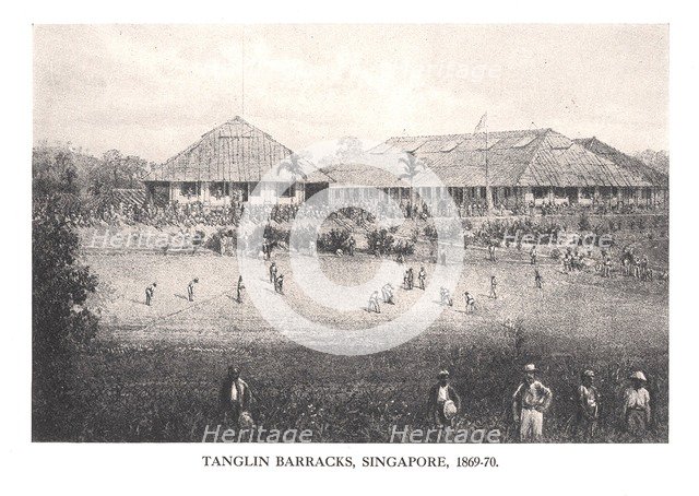 Tanglin Barracks, Singapore, 1869-1870 (1912). Artist: Unknown.