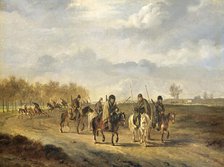 Cossacks on a country Road near Bergen in North Holland, 1813, 1813-1815. Creator: Pieter Gerardus van Os.