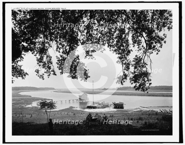 Site of Old Fort Bayou, Ocean Springs, Miss., c1901. Creator: Unknown.