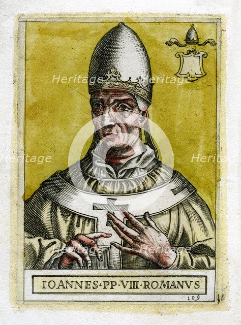 Pope John VIII. Artist: Unknown