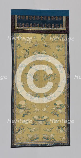 Panel, China, Qing dynasty (1644-1911), 1775/1800. Creator: Unknown.