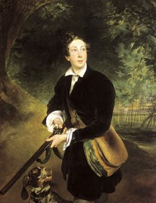 Portrait of the author Count Aleksey Konstantinovich Tolstoy', (1817-1875), 1836.  Creator: Briullov, Karl Pavlovich (1799-1852).