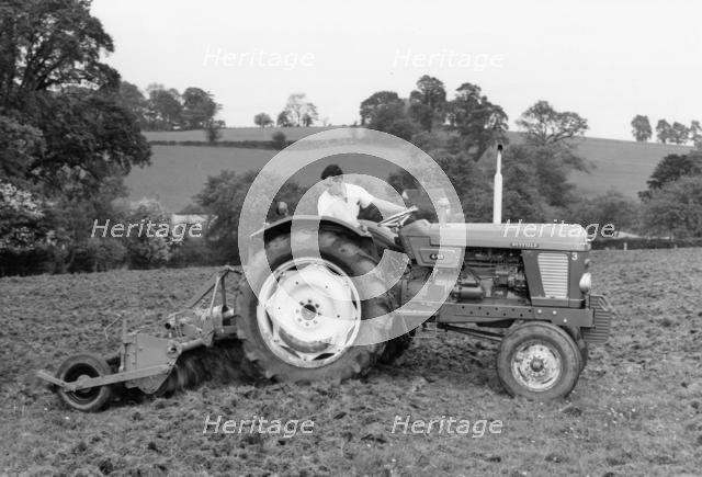 1968 BMC Nuffield 4-65 tractor. Creator: Unknown.