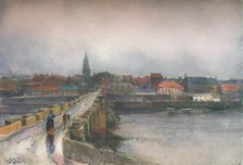 'A Wet Day, Old Berwick Bridge', c1877-1906, (1906). Creator: Robert Buchan Nisbet.