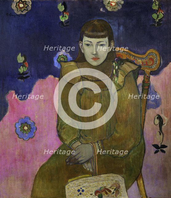 Portrait of Vaiite (Jeanne) Goupil, 1896. Artist: Gauguin, Paul Eugéne Henri (1848-1903)