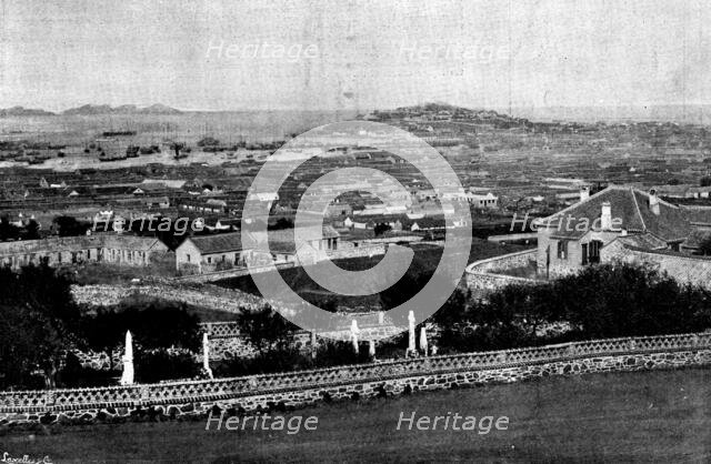 The War in Eastern Asia: Chefoo, looking towards the sea, 1895. Creator: Lascelles.