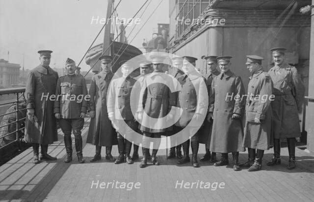 Officers of 27th, 6 Mar 1919. Creator: Bain News Service.