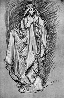 Sketch of Regan, from King Lear, 1899. Artist: Unknown