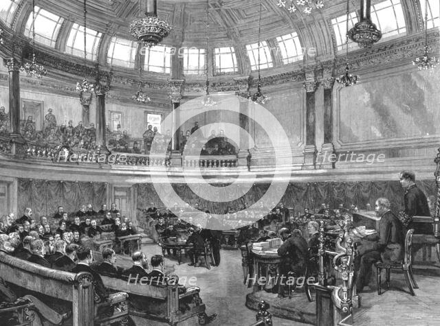 ''The County Council in it's New Home at Spring Gardens', 1890. Creator: Unknown.