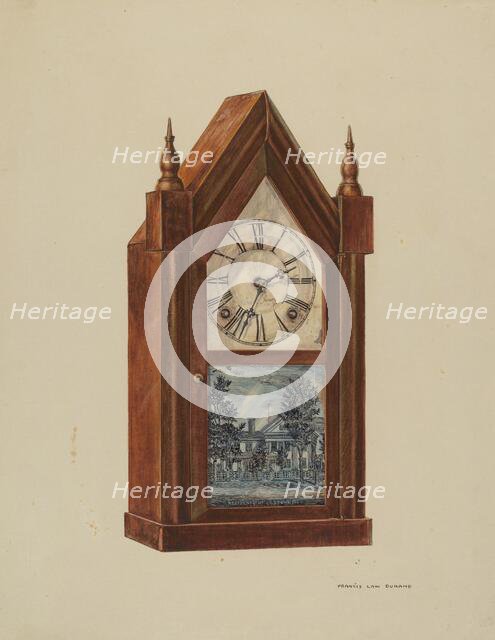 Steeple Clock, 1938. Creator: Francis Law Durand.