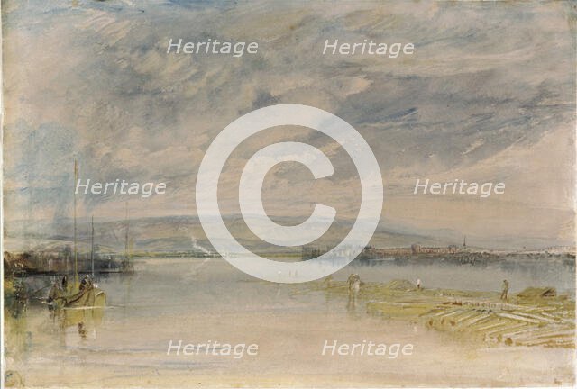 The Bishop's Palace, Biebrich, 1817.	. Creator: JMW Turner.