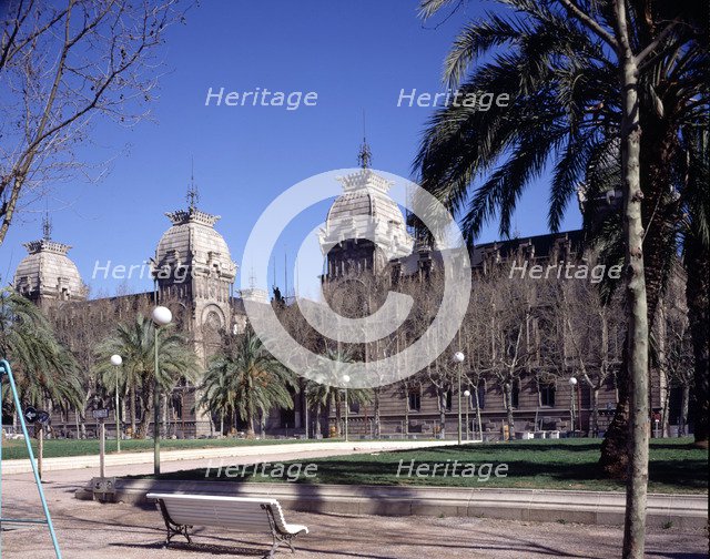 Barcelona Courthouse, 1908, by Enric Sagnier and Josep Domenech i Estapà.