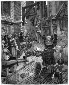 Burning of a heretic, c16th century (1882-1884). Artist: Spex